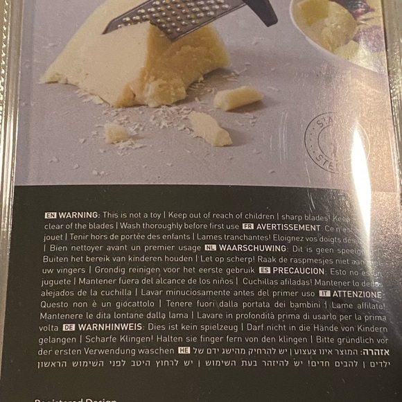 PelegDesign gratiator cheese grater. In original packaging. Has a blue… - Picture 7 of 13